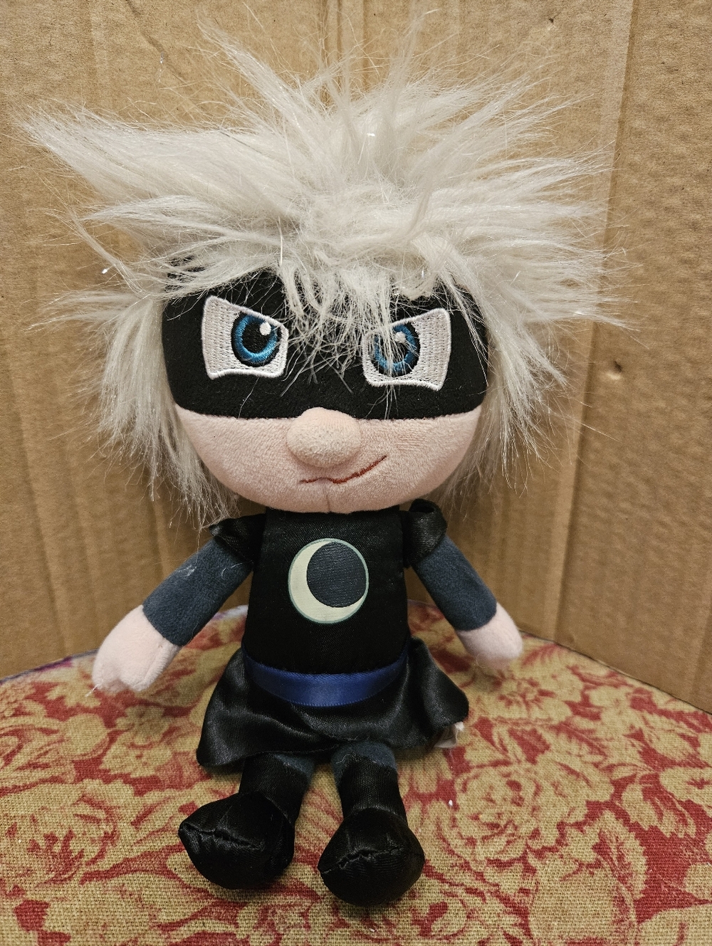 Disney Jr PJ Masks Luna Girl Black Moon Plush Doll Just Play 9"